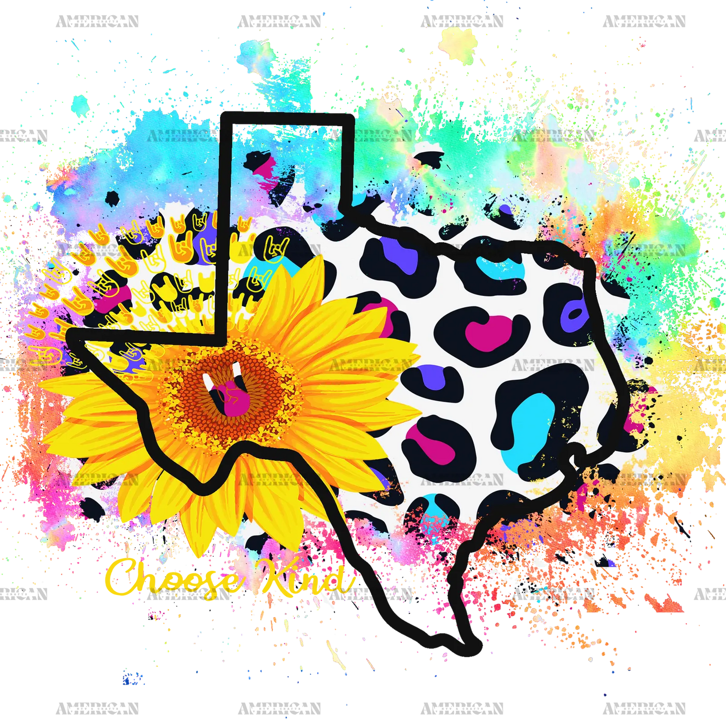 Cowhide_Sunflower_Texas_Map_2