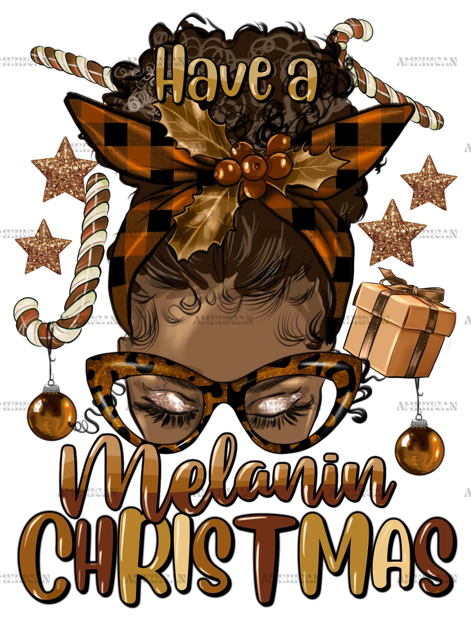 Have_A_Melanin_Christmas_Afro_Messy_Bun.png