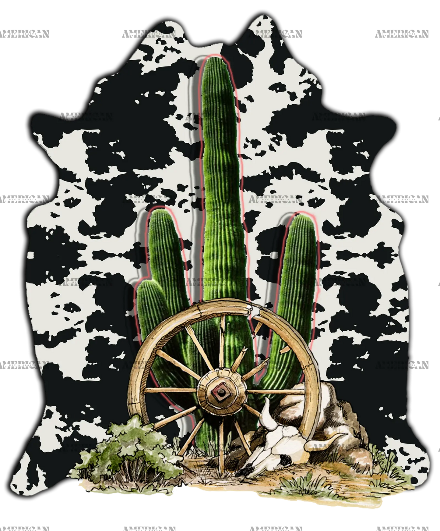 Cattle_Carpet_Cowhide_Cactus