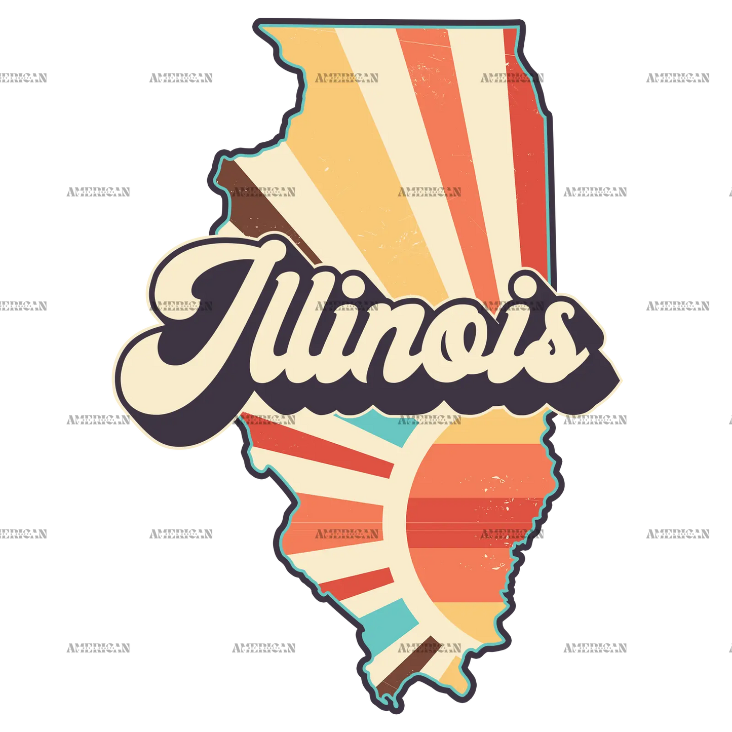Retro_Illinois_Map