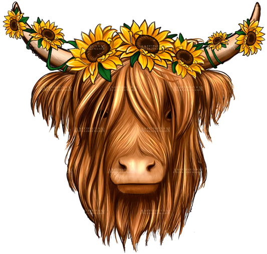 Sunflowers_Cow