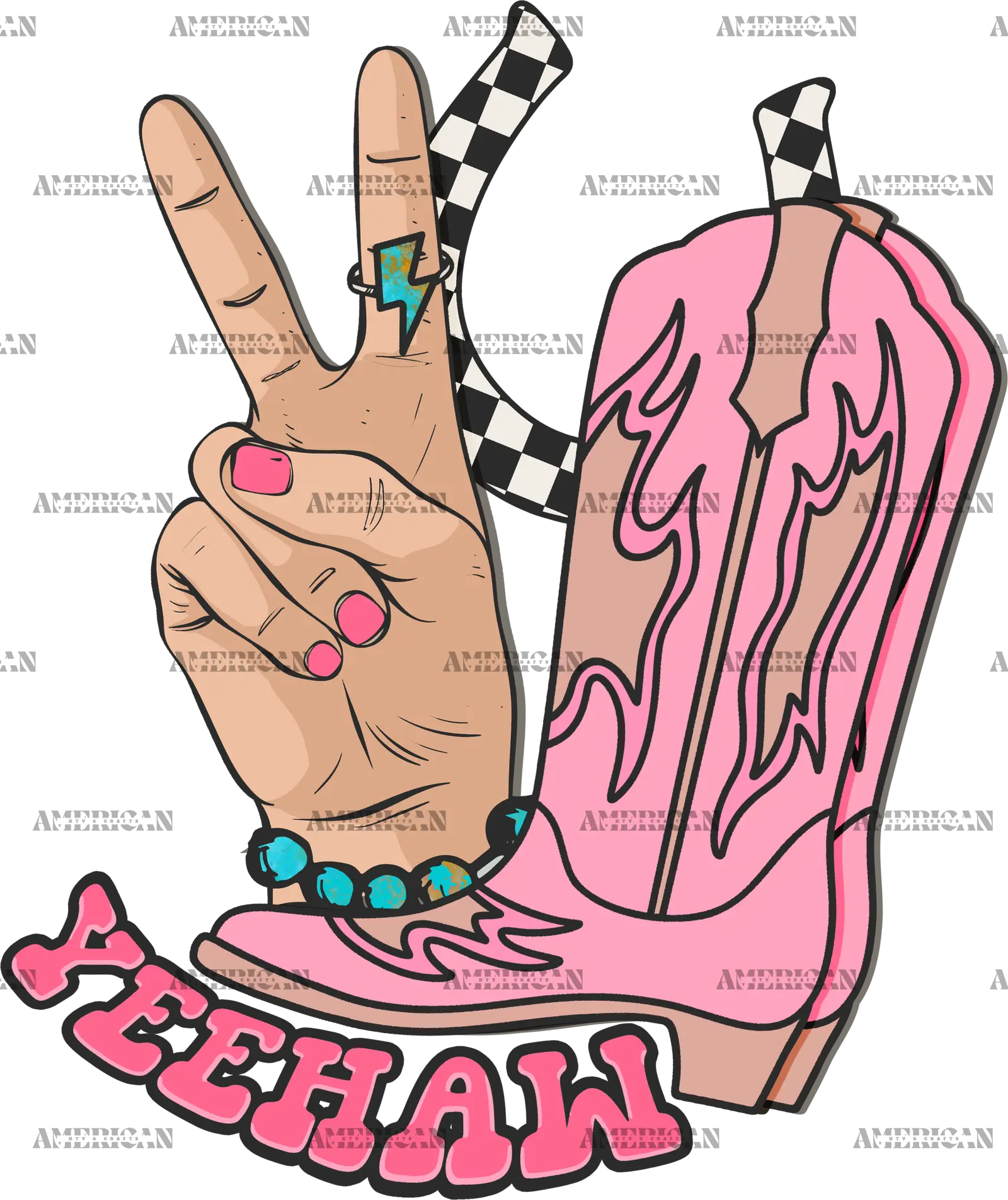 Yeehaw_Cowgirl_Peace