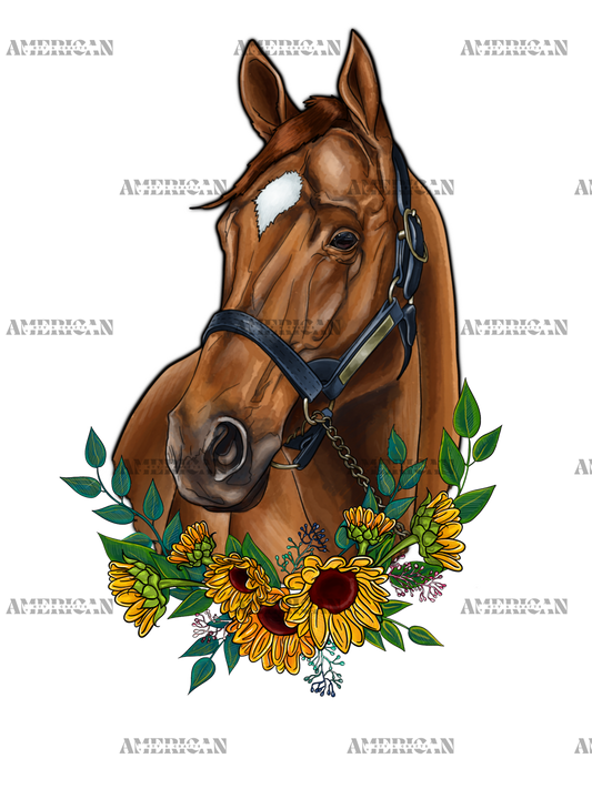 Horse_With_Sunflowers-2