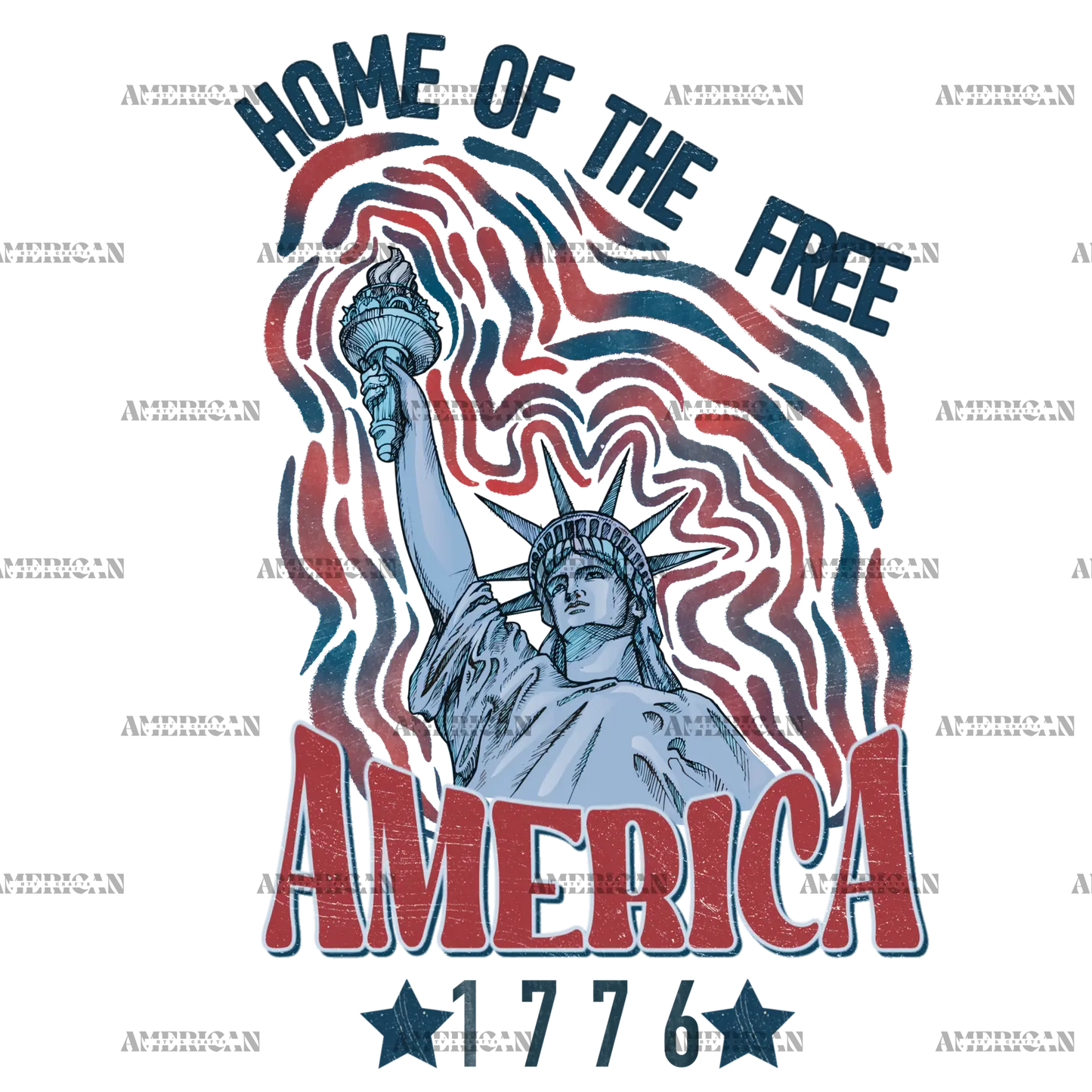 Home_of_the_free_America_Retro
