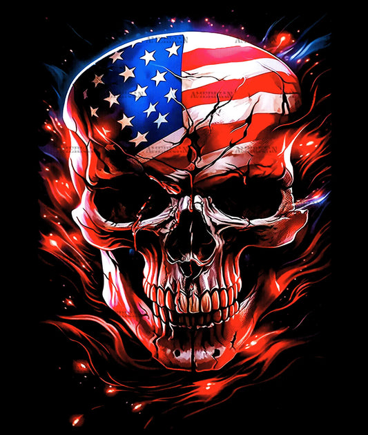 American_Flag_Skull_Flames