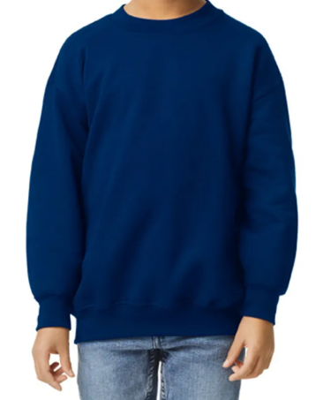 Youth Premium Blank Sweatshirts - Navy, Small image