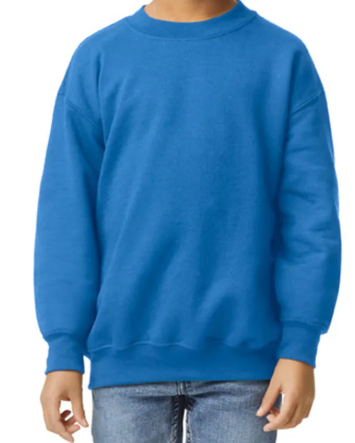 Youth Premium Blank Sweatshirts - Royal Blue, X-Small image