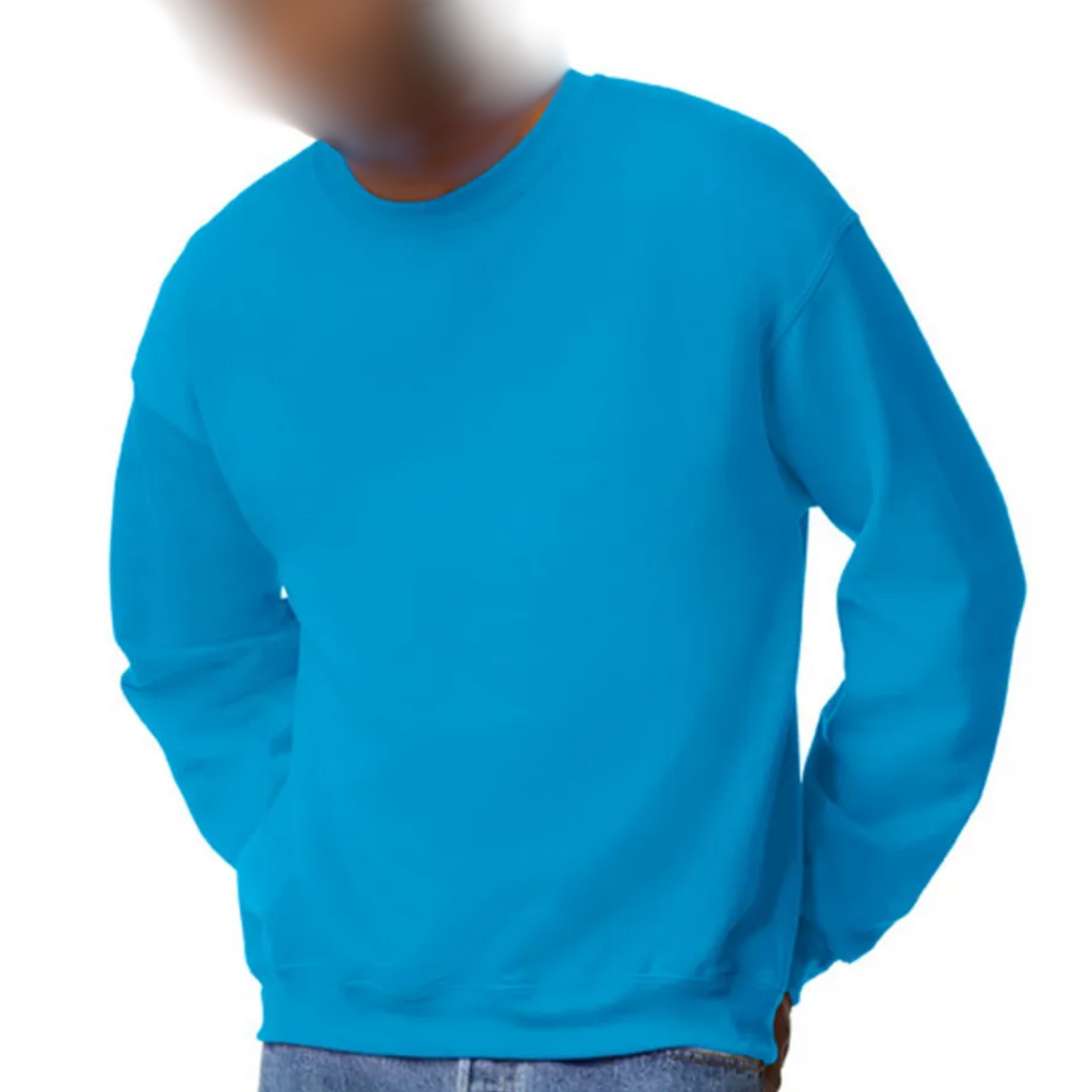 Adult Premium Blank Sweatshirts - Sapphire image