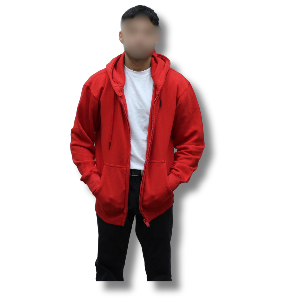 Zip Up Hoodies by AmericanHTV - Red, 3XL image